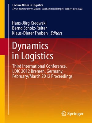 cover image of Dynamics in Logistics